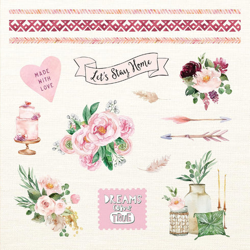 BOHO DREAMS A FREE-SPIRITED STICKER BOOK - PETER PAUPER PRESS